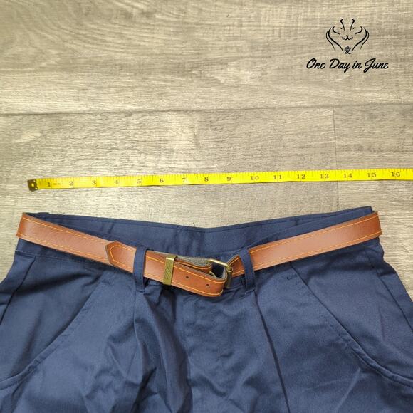 Chic Belted Straight Leg Pants Size 16 - Picture 3 of 6